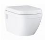Grohe Euro Ceramic v�gh�ngt toilet Rimless inkl s�de m/soft close og quick release