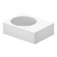 Duravit Scola 60 h�ndvask t/v�g eller m�bel - Vask i venstre side - Forlokket hanehul