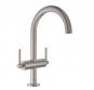 Grohe Atrio New h�ndvaskarmatur m/ pop-up bundventil - Supersteel