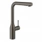 Grohe Essence New k�kkenarmatur m/udtr�k - B�rstet hard graphite