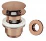Damixa komplet bundventil med klikfunktion - B�rstet kobber