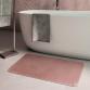Hefe Fuzzy skridsikker badem�tte 40 x 60 - Rosa