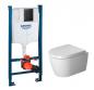 Duravit Me by Starck Compact Rimless toiletpakke inkl. s�de m/softclose, cisterne og matsort betjening