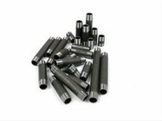 Sort nippelrør assorterede størrelser - 25 stk - 1/2