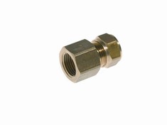 Conex overgang m/muffe 10 mm - � - krom