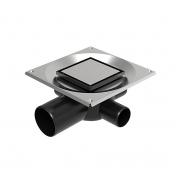 Unidrain kvadrat highline custom sampak �75 mm t/ 10x10 cm klinke