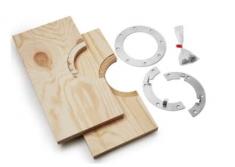 Unidrain Kvadrat Montages�t - til tr�