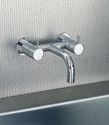 Vola 1611-16 H�ndvaskbatteri med svingtud - Krom