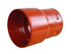 Wavin 110 mm PVC-dr�ntilslutning til 75/65 mm dr�nr�r, spids