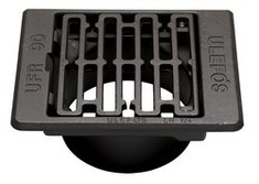 Ulefos URF 90 280 mm flydende rendestensriste m/sk�rt