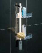 Wenko brusehylde til bad med LEDlys - Kan ogs� limes