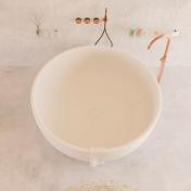 Ideavit Solidround fritst�ende badekar �135 cm - Mat hvid