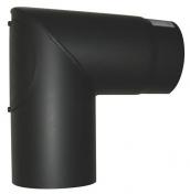 Metalbestos 130 mm 90� kn�r�r m/ renseklap