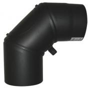 Metalbestos 200 mm 90&ordm; kn&aelig;r&oslash;r m/ smig og renseklap