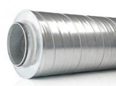 Lindab lydd�mper SLU �100 x 600 mm 50 mm isolering