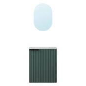 Nortiq Verona 40 One-box m�bels�t m/l�ge og spejl - St�vet gr�n