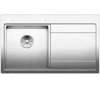 Blanco Divon II 45 S-IF k�kkenvask - Venstrevendt - Rustfrit st�l