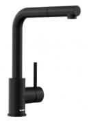 Blanco Mila-S k�kkenarmatur m/udtr�k - Mat sort