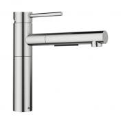 Blanco Alta-S II k�kkenarmatur m/udtr�k - Steel