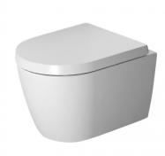 Duravit Me by Starck Compact Rimless v�gh�ngt toilet m/wondergliss - Hvid mat