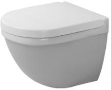 Duravit Starck 3 compact væghængt toilet m/skjult montering og wondergliss Duravit Starck 3 compact væghængt toilet m/skjult montering og wondergliss