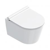 Catalano Zero 46 kompakt væghængt toilet m/Silentech, skjult montering og CataGlaze+
