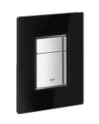 Grohe Skate Cosmopolitan betjeningsplade - fl&oslash;jlssort glas