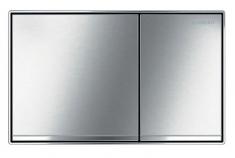 Geberit Sigma 60 betjeningsplade easy-to-clean-belagt - B&oslash;rstet krom
