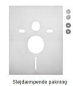 Duravit st&oslash;jd&aelig;mpende pakning til h&aelig;ngesk&aring;l