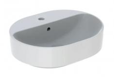 Geberit Variform 60 ellipse fritst�ende bowlevask - 1 hanehul
