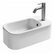 Lavabo Cosa 25 fritst�ende bowlevask - Med overl�b - 1 hanehul