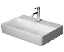 Duravit DuraSquare 60 Compact h�ndvask t/v�g eller m�bel - Uden hanehul - Uden overl�b - Wondergliss
