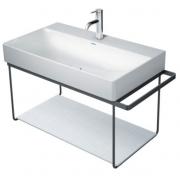 Duravit DuraSquare 80 stativ til h�ndvask - V�gh�ngt - Mat sort