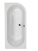 Str�mberg Status badekar t/indbygning - 170 x 80 - Venstre - 1 rygl�n