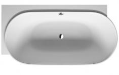 Duravit Luv fritst�ende badekar t/hj�rne - 185 x 95  - Mat hvid - Venstre