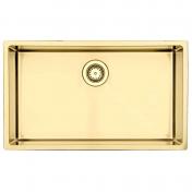 Lavabo Kubus 700 Soft køkkenvask - Messing PVD