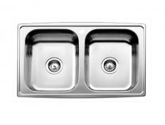 Intra Horizon HZ815D dobbelt k&oslash;kkenvask - Rustfrit st&aring;l