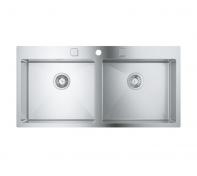 Grohe K800 dobbelt k�kkenvask i rustfrit st�l