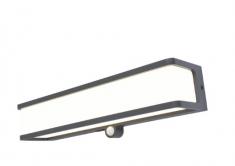 Lutec Doblo L Solar udend�rs v�glampe m/solceller og sensor - Gr�