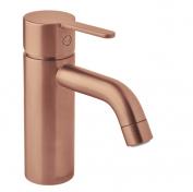 Damixa Silhouet S h�ndvaskbatteri u/bundventil - B�rstet kobber