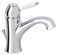 Damixa Tradition 1 grebs h�ndvaskarmatur m/bundventil - Krom