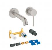 Grohe Essence New komplet armatur til indbygning i v�g - Supersteel