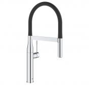 Grohe Essence New k�kkenarmatur m/profi-bruser - Krom