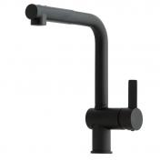 Lavabo Kubus 285 k�kkenarmatur m/udtr�k - Mat sort