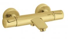 Damixa Silhouet termostatarmatur til kar/brus - B�rstet messing