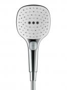 Hansgrohe Raindance Select E 120 ECO håndbruser - 3 spray - Hvid/krom