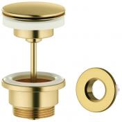 Damixa komplet push-open bundventil - B�rstet messing