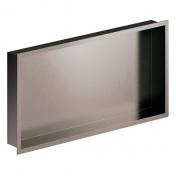 Damixa Zen badev�relseshylde til indbygning - Rektangul�r - B�rstet grafitgr�