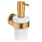 Grohe Essentials komplet s�bedispenser t/v�g - B�rstet Cool Sunrise