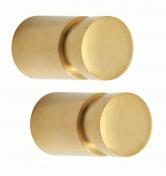 Lavabo Luna håndklædekrog - 2 stk - Messing natur